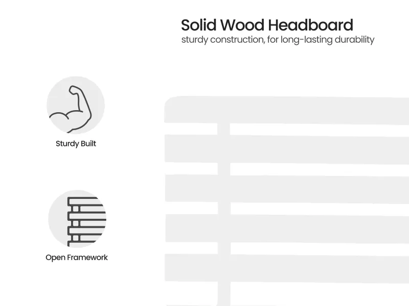 Alexa Solid Wood Single Bed in White Finish